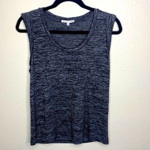 Rebecca Minkoff Sleeveless Top Heathered Gray Small